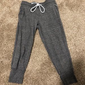 Gray Crop sweats